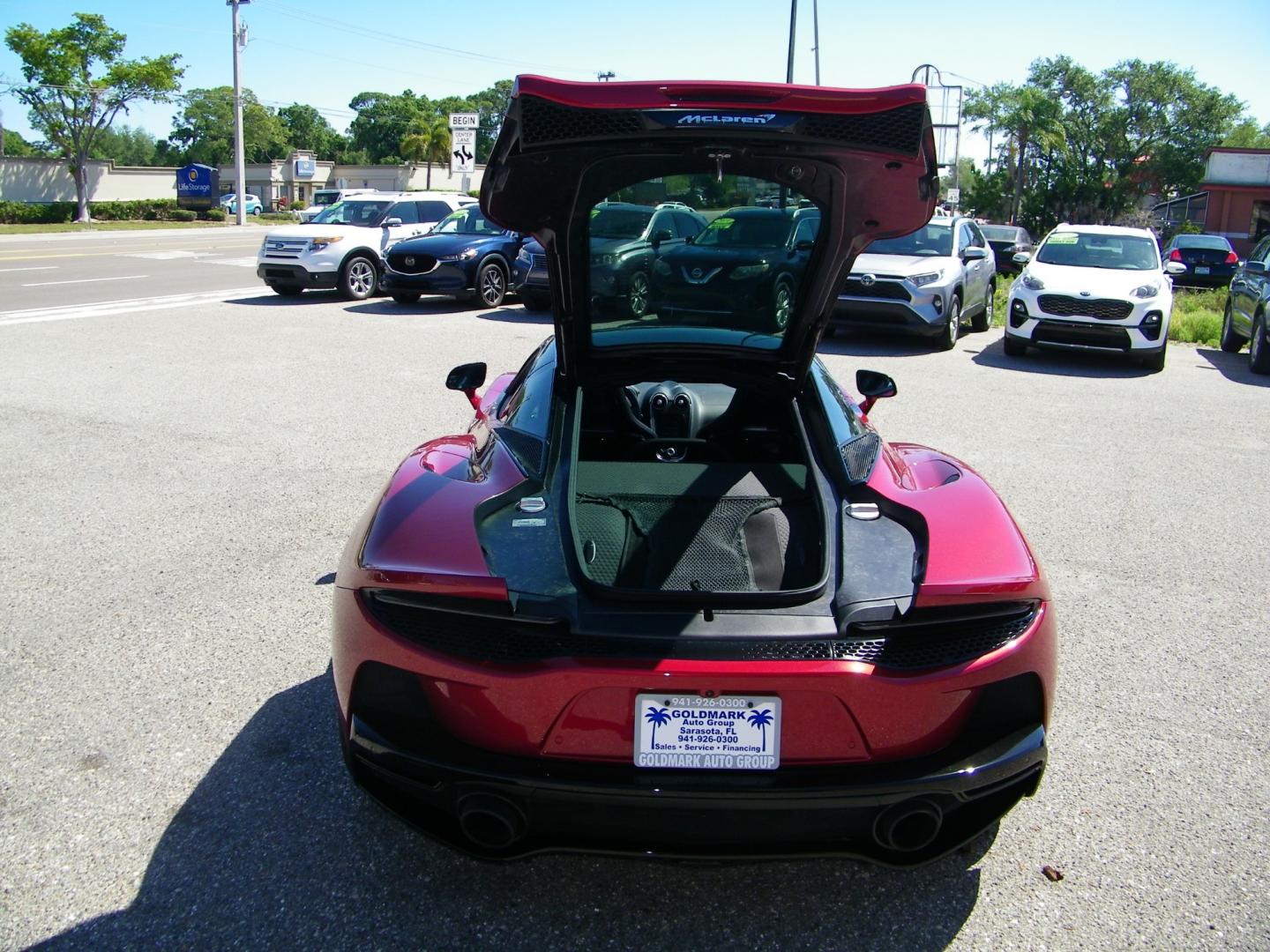 2020 Amaranth Red Metallic /Black McLaren GT (SBM22GCA7LW) with an 4.0L V8 engine, 7-Speed Automatic transmission, located at 4000 Bee Ridge Road, Sarasota, FL, 34233, (941) 926-0300, 27.298664, -82.489151 - Photo#9